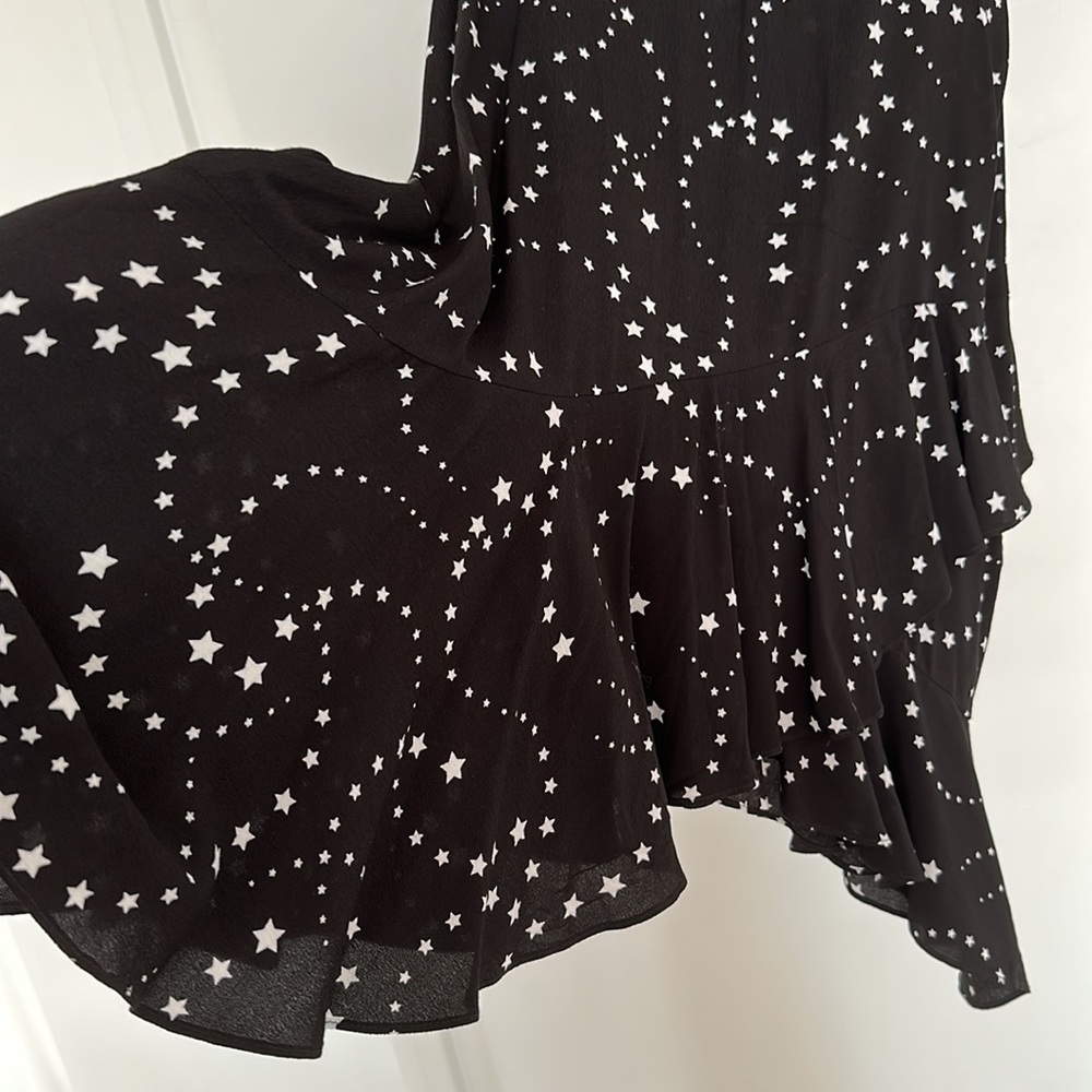 MAJE Ruffled Viscose Dress - Picture 4 of 6